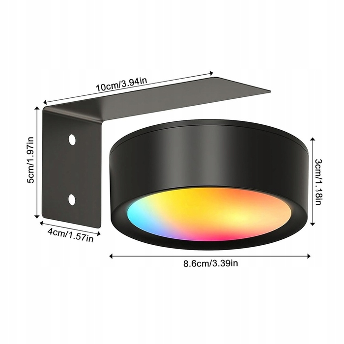 Набір із 3 магнітних підсвіток для картин на батарейках, настінні світильники для картин