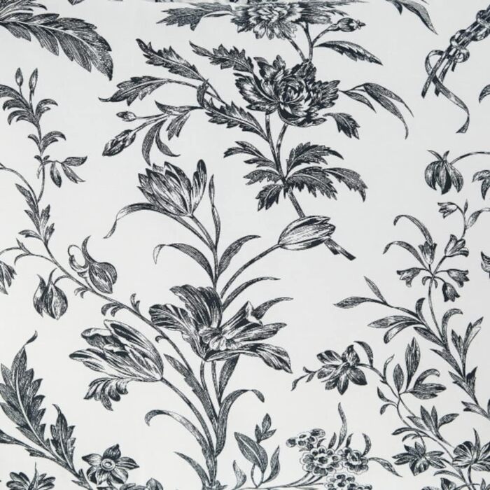 Комплект постільної білизни Laura Ashley Kingsize: двостороння бавовняна постіль з наволочками (Queen, Amberley Black/White)