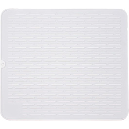 Килимок для суші посуду WXFLGH 40x30 см з термостійкого силікону, антиковзаючі, для кухні та котів