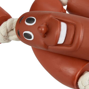 Relaxdays Dog Toy Sausage