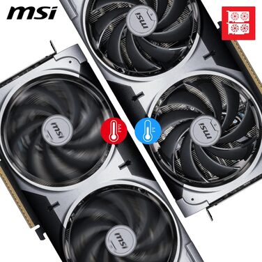 Відеокарта MSI GeForce RTX 5070 VENTUS 2X OC 12GB GDDR7, PCIe 5.0, Boost 2542 MHz