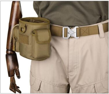 Сумка-мішечок з шнурком для дресирування собак, для полювання, Airsoft, як навчальна сумка для цуценят, ласощів, іграшок для тварин (хакі)