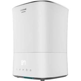 Зволожувач повітря Cecotec BreezeCare 4000 Connected: 6 л бак, 400 мл/год, Wi-Fi, сенсорне управління, плазма, 40 м², таймер 12 год, 30W (холодний) / 110W (гарячий)