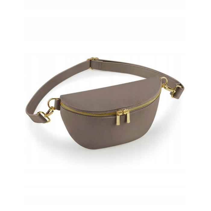 Поясна сумка-бананка BagBase Boutique Waist Bag, коричнева