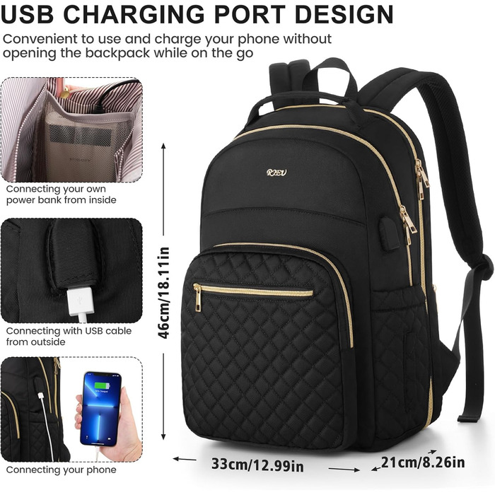 Жіночий рюкзак з відділенням для ноутбука 15.6