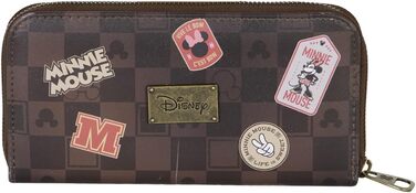 Disney Minnie Mouse Journey Essential Wallet, Brown, 19 x 10 cm