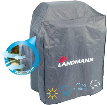 Чохол Landmann Premium для гриля, водонепроникний, з міцного поліестеру, UV-стійкий, дихаючий, морозостійкий, для моделей Pantera 3.0, Triton PTS 3.0, Pellet Kettle