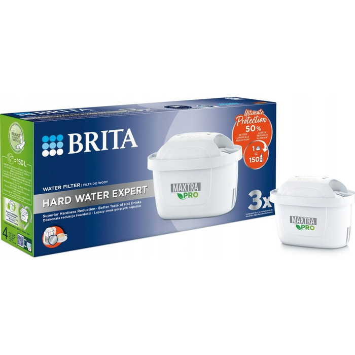 Смінні фільтри для води Brita MAXTRA+ Hard Water Expert (набір 3 шт.) для жорсткої води