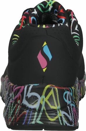 Дитячі кросівки Skechers 155506, чорний колір, підошва Durabuck, вставки з кольорової сітки