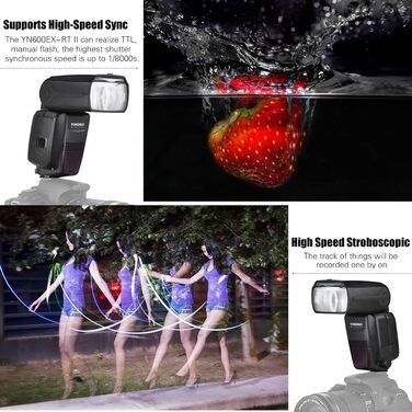 Спалах YONGNUO YN600EX-RT II: професійний TTL Master для Canon з бездротовим зв'язком 2.4G та HSS 1/8000s