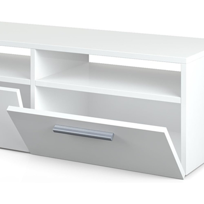 Тумба під телевізор Vicco Diego, білий глянець, 95x38 см