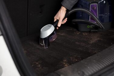 BISSELL SpotClean Pet: Портативний чистий для килимів та меблів | Видаляє плями та забруднення | Технологія HeatWave | 36982, Titan/Lila