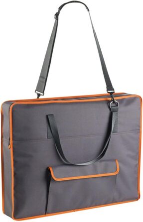 Складана переносна переносна собача будка HUNTER з алюмінієвим каркасом, сірого/помаранчевого кольору, S, 61 x 43 x 46 см