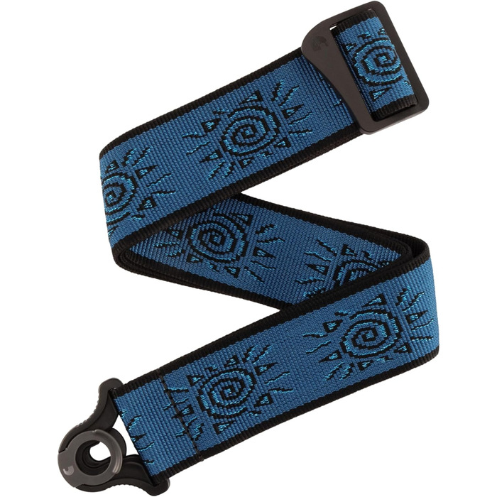 Струни для гітари D'Addario Auto-Lock Vintage Planet Waves, колір Зелений/Синій (6.35 мм)