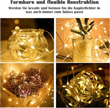 Ланцюжок LED-ліхтарів 220 LED, 25 м, 8 режимів, вологостійкий, з пультом, для декору кімнати, балкона, вечірки, Різдва (тепле біле світло), мідний дріт, PVC