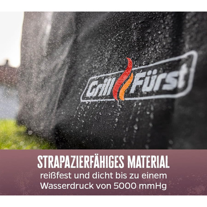 Чохол для гриля Grillfürst 138x72x115 см, водонепроникний, для газового гриля Weber Spirit 300
