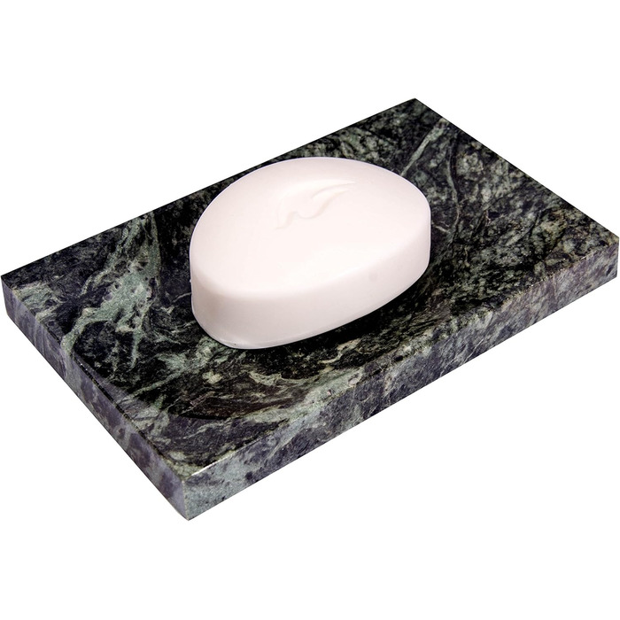 Миска для мила з чорного мармуру – полірована, блискуча, аксесуар для ванної кімнати від CraftsOfEgypt (Зелений/Лісовий)