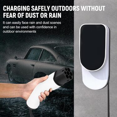 Адаптер зарядного пристрою для електромобіля, тип 2, кабель Schuko 3.5kW 16A, 0.5м, 250V, водо- та пилонепроникний