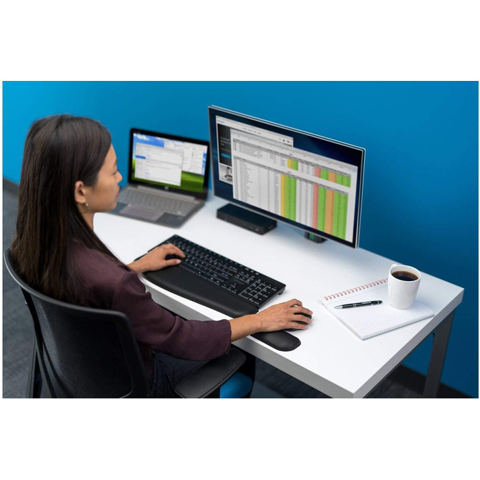 Підставка для зап'ястя Kensington ErgoSoft для миші (152x72.9x18 мм, чорний)