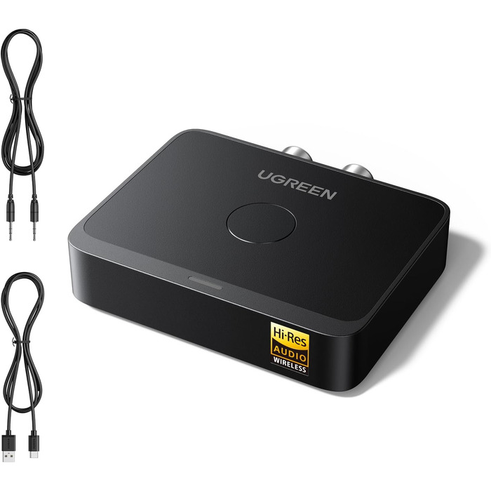 Адаптер Bluetooth 6.0 UGREEN з LDAC декодером, Hi-Res Audio, сумісний з колонками та автомагнітолами