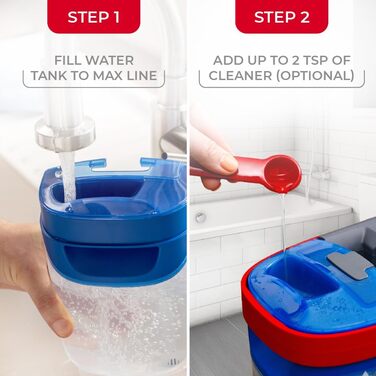 O-Cedar H2prO Flaches Wischмоп-система: швидке прибирання, мікрофібра, для дерева, вінілу, плитки