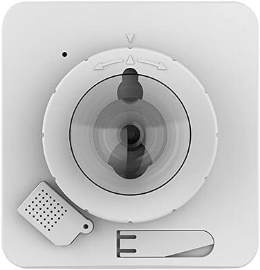 infactory Bathroom Radio Clock: Digital Bathroom Radio Wall Clock with Thermometer, Aluminum, Suction Cups, IP24 (Bathroom Radio Clock Digital, Clock, Gift Ideas) (1 piece, square)