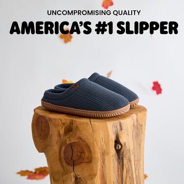 Чоловічі тапочки-клоги Dearfoams Case Casual, темно-синій (44.5/45.5 EU)