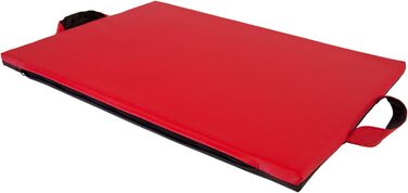 CopcoPet Dog Mat Alex 108 x 78 cm XL – Robust Faux Leather – Washable, Dishwasher-Safe, Non-Slip & Easy to Clean – For Large Dogs, Car, Garden, Camping – With 3.5cm Foam Core (128 x 88 cm, Red/Black)