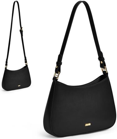 Сумка жіноча Aucuu через плече міні Hobo Bag Y2K чорна з PU шкіри для побачень та покупок