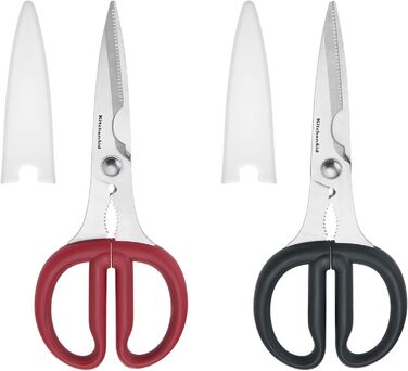 Кухонні ножиці KitchenAid з нержавіючої сталі, сірі, з антиковзкими ручками