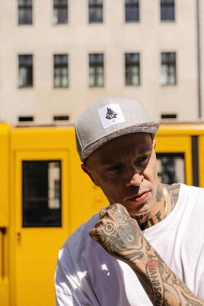 Кепка Nebelkind Snapback Berlin сіра, унісекс, регульована, висока якість, стильна бейсболка