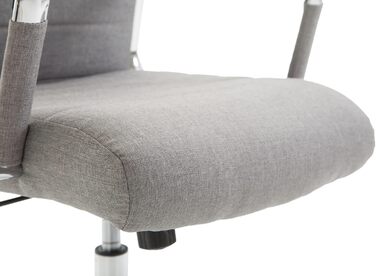 Офісне крісло Kolumbus: ергономічний крісло для офісу та дому, комфортне для тривалої роботи, міцне та довговічне, сірий колір