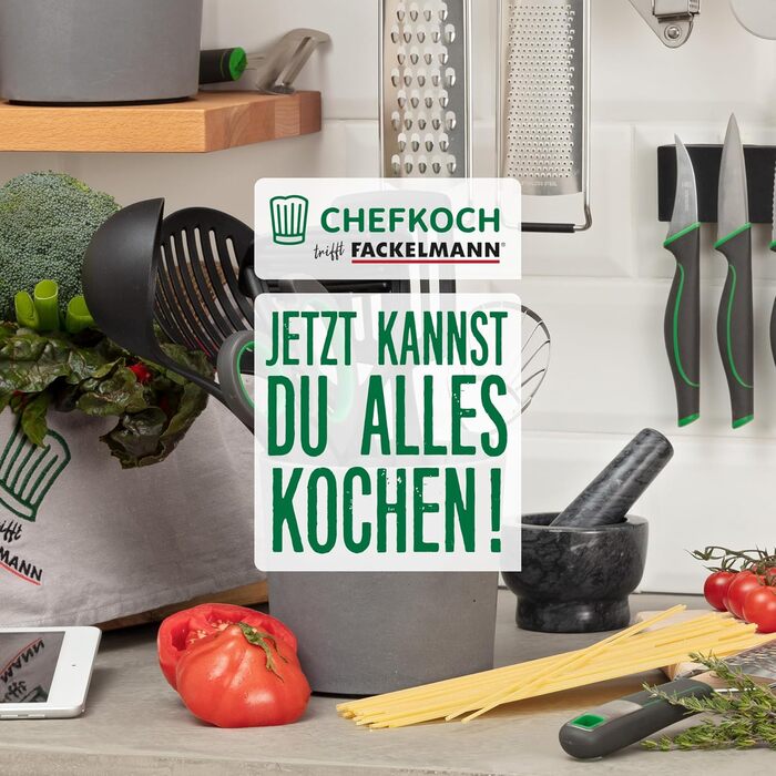 Гранітний ступка з толуштою Chefkoch – для подрібнення, розмелювання та розтрощення спецій та трав, 9,5 x 7 x 3,5 x 10,5 см