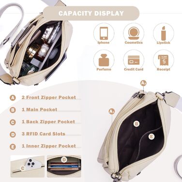 Сумка жіноча через плече MUIIKOLA середнього розміру, екошкіра, м'яка, з широким ременем (Абрикос)