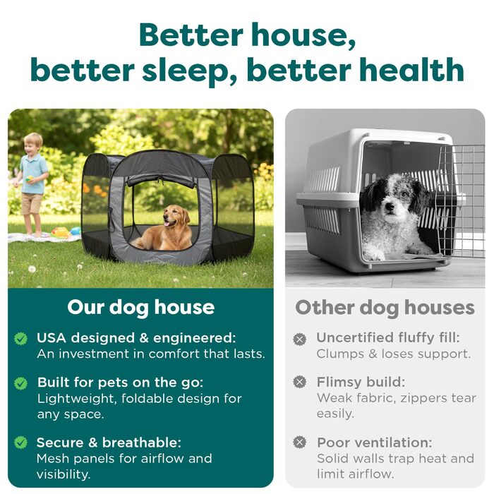 Будинок для тварин Furhaven: вольєр-стійка для собак та котів, сірий, великий розмір