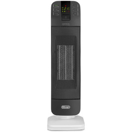 Керамічний обігрівач De'Longhi HFX65V20, 2000 Вт, чорний/сірий