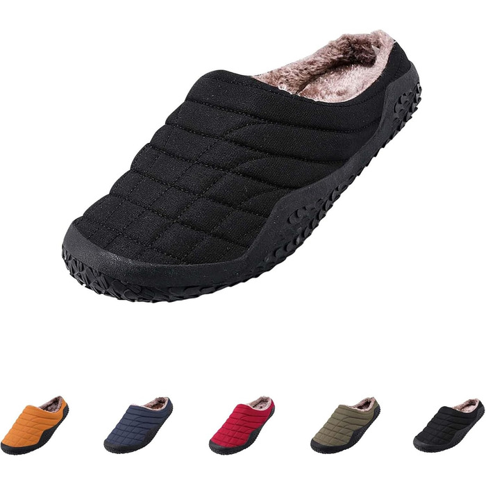 Чоловічі халапи з овечої шкури, теплі та зручні, розмір 42, чорні