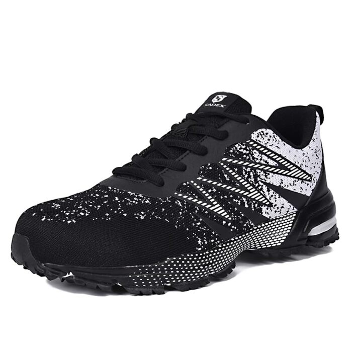 Зручні робочі черевики Suadex з металевим капаком для чоловіків та жінок, чорного кольору, розміри 37-48 EU