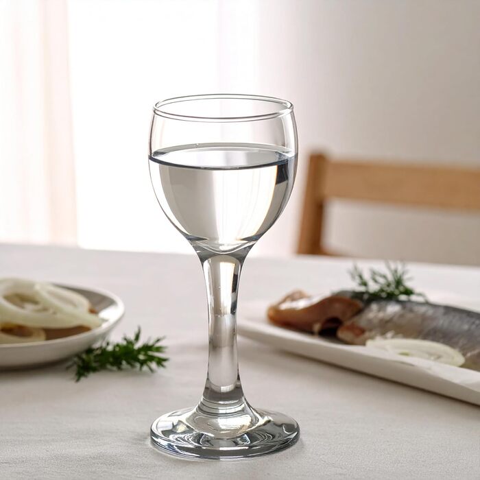 Набір келихів для шнапсу/шоту Glasmark KROSNO 1992 (12 шт, 55 мл) - прозорі, міцне скло, для посудомийної машини