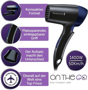 Випрямляч для волосся Remington On The Go S2880 - компактний випрямляч для подорожей, 15 см, керамічне покриття, 200°C, 1 шт.