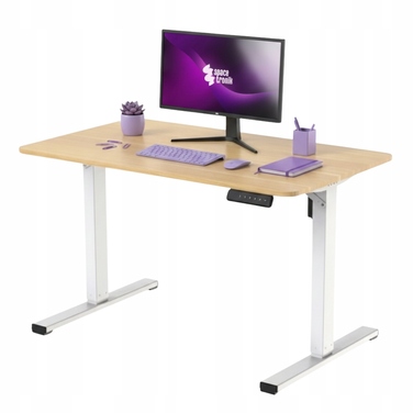 Електричний стіл з регулюванням висоти Spacetronik 120x60 з пам'яттю, Дуб Artisan