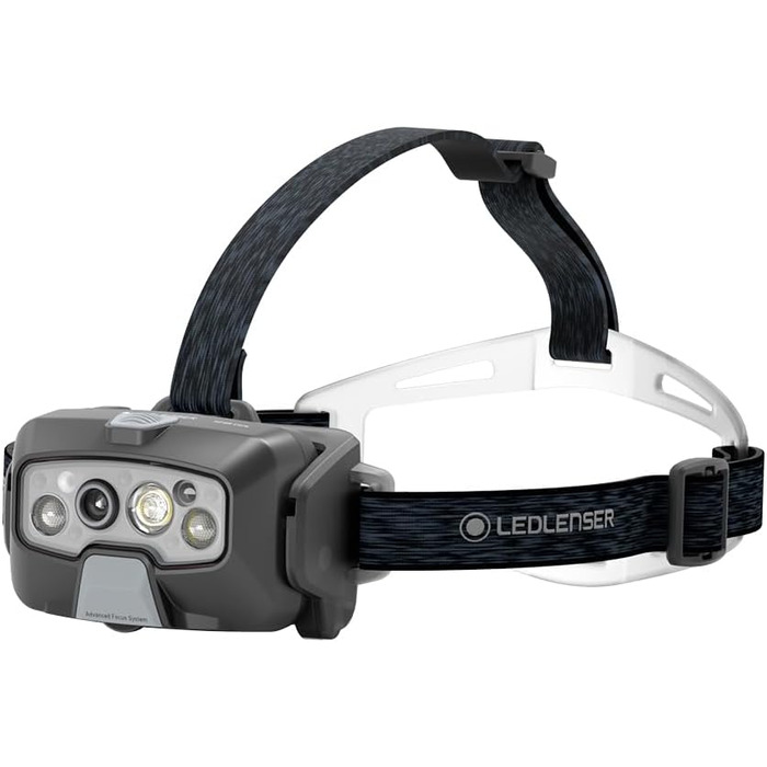 Налобний ліхтар Ledlenser HF8R Core, 1600 люмен, LED, акумуляторний, водонепроникний IP68, з червоним світлом, для туризму та аутдору