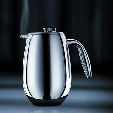 Френч-прес Bodum Columbia, подвійні стінки, нержавіюча сталь, 0,5 л, для кави, можна мити в посудомийній машині, глянцевий