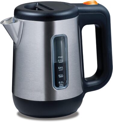 Електричний чайник Kenwood Mini 0WJKM07602, 0.5 л, нержавіюча сталь, срібний