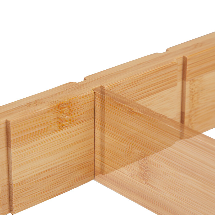 Relaxdays Drawer Dividers made of Bamboo
