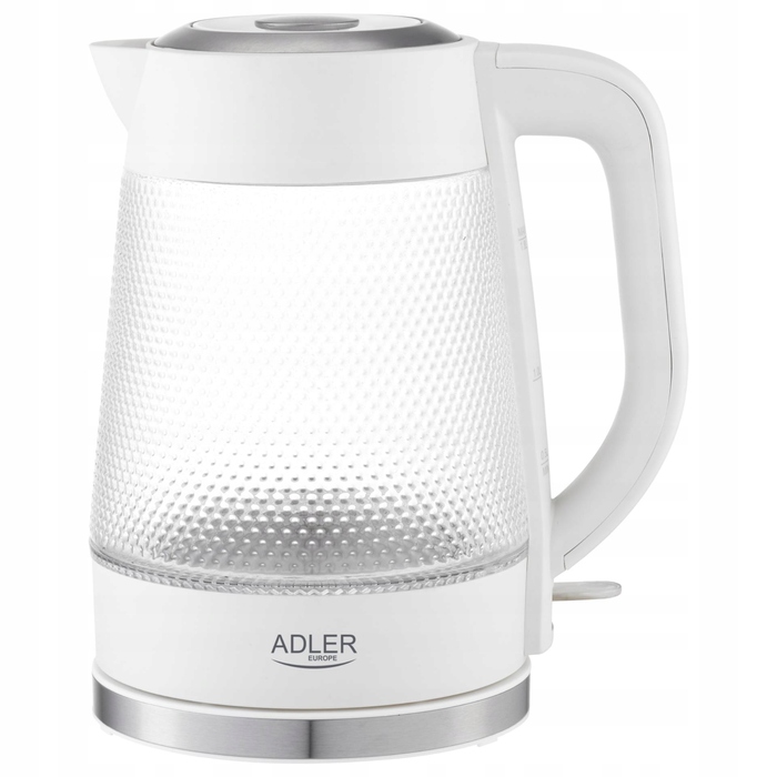 Електричний чайник ADLER AD1306, 2200 Вт, 1,8 л, прозорий