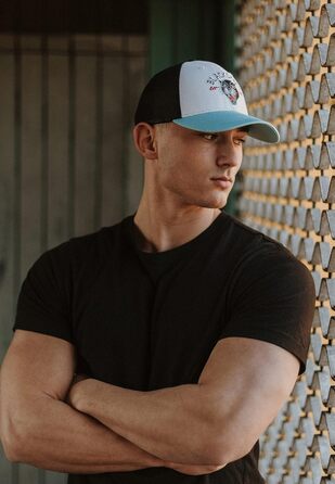 Кепка Snapback Blackskies® з візерунками та різними кольорами | Бейсболка для чоловіків та жінок | З м'якої шкіри | Літня кепка для відпочинку та повсякденного носіння | Унісекс | Streetwear, Outdoor, Summer, Casual, Один розмір (Panther - Baseball, Чорний-Синій)