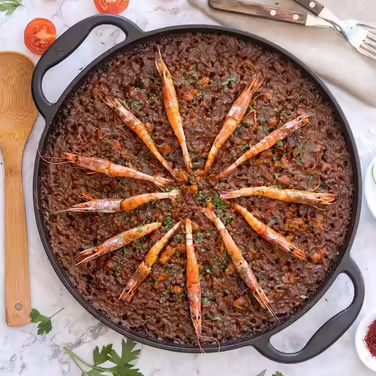 BBQ-Toro Traditional Paella Pan for 6 People | Ø 36 cm | Cast Iron Grill Pan with Handles | pre-seasoned - already seasoned | Paella pan for grill, gas stove, electric stove