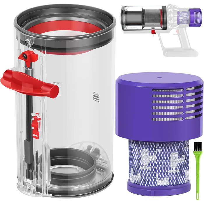Dyson V11 V15 Dust Bin Filter Replacement Parts - Compatible with SV14, SV17, SV15, SV22, SV28 Vacuum Cleaners
