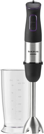 Електричний блендер Taurus Stabmixer 1000W з 20 швидкостей, турбо-функцією та нержавіючою сталлю